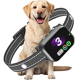XTBCN Collier Anti Aboiement Chien avec Compteur d’Aboiements, Collier Chien Rechargeable avec Algorithme Intelligent, 4 Modes, 3 Niveaux de Sensibilité, Étanche IP67, pour Petits et Grands Chiens