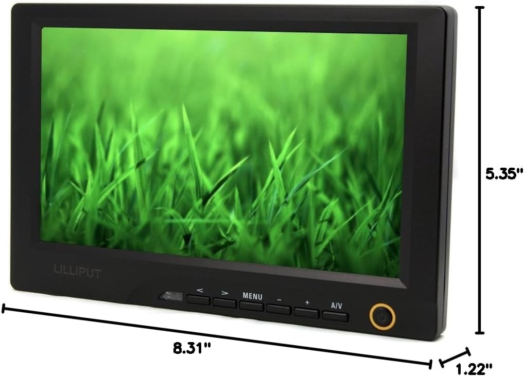 LILLIPUT 8" 869GL-80NP/C/T High Brightness LCD Screen Car Monitor with Hdmi DVI Av VGA by Viviteq