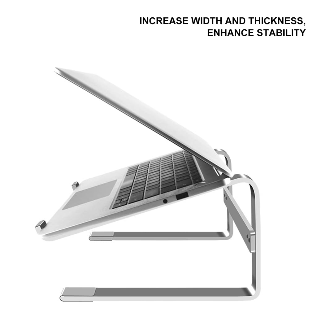 Soporte ergonómico de metal para computadora portátil