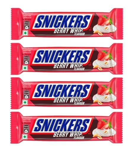 Snickers Berry Whip Chocolate Bar 40g Pack of 12