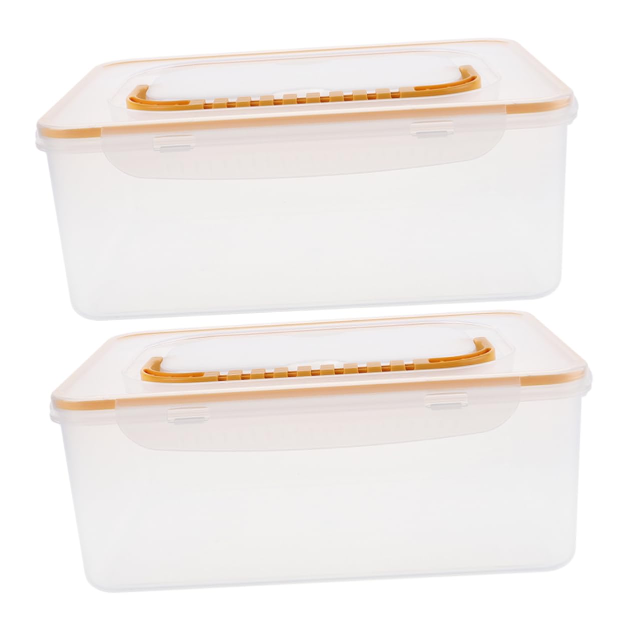 DECHOUS 2stücke Stillzubehör mit Deckel Transparente Gefrierboxen für Muttermilchbeutel Kühlschrank-organizer für Flaschen Joghurtbeutel und Vorratsdosen