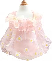 Vista 58 de Vestido de princesa de encaje para perros pequeños y pequeños extragrandes, color negro, talla L