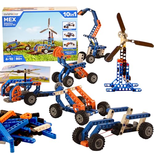 Avishkaar MEX Robotic Explorer Kit, 10-in-1 DIY Robotics Sci...