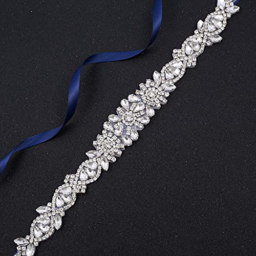 Crystal Wedding Belt for Bride,Bridal Belt Bridesmaid Sash Rhinestone Wedding Belt for Women Wedding Dresses Belt3