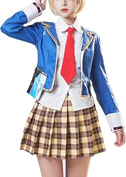 Amazon | 漫刺COSヘブバン コスプレ衣装 セラフ部隊 31A 制服 茅