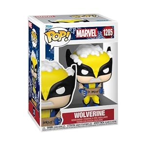 Funko POP! Marvel: Holiday – Wolverine with Sign – Marvel Comics – Collectable Vinyl Figure – Gift Idea – Official Merchandise – for Kids & Adults – Movies Fans – Model Figure for Collectors