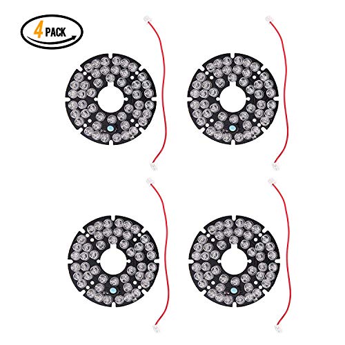 48 LED 850nm IR Infrared Illuminator Board 90 Degree Round Plate IR Illuminator