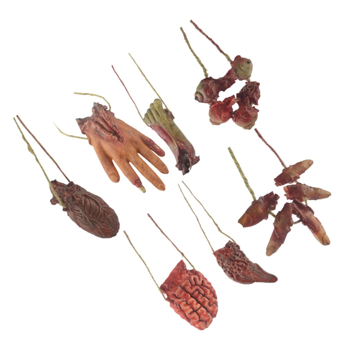 Pendentifs d'organe humain Halloween pour transformer votre porte d'entrée en maison hantée