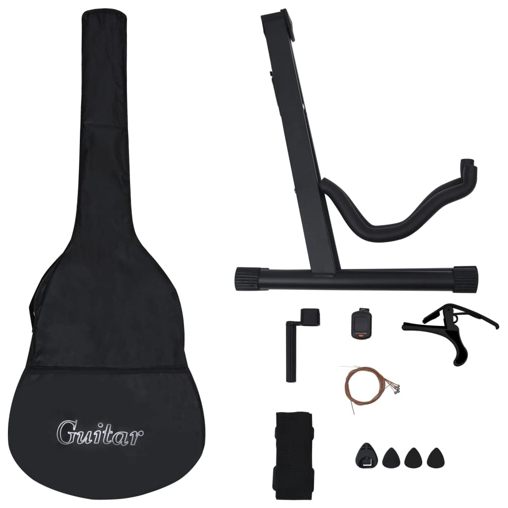 Altri con 12 pezzi chitarra classica principiante Set 4/4 39"