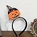 Shurhome Soft Polyester Halloween Headband for Adults Lightweight Costume Parties Accessory Fashion Hair Ornament Lightweight Festival Headwear
