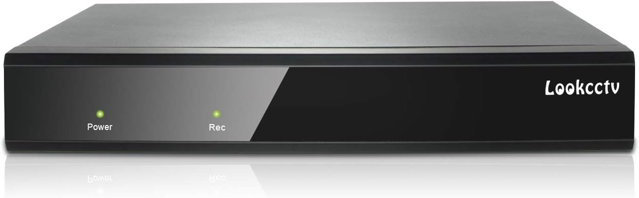 lookcctv 16CH 5MP Network Video Recorder 16 Channel CCTV NVR P2P Quick QR Code Scan/Easy Remote View HDMI/VGA Output, Hard Disk is Not Included