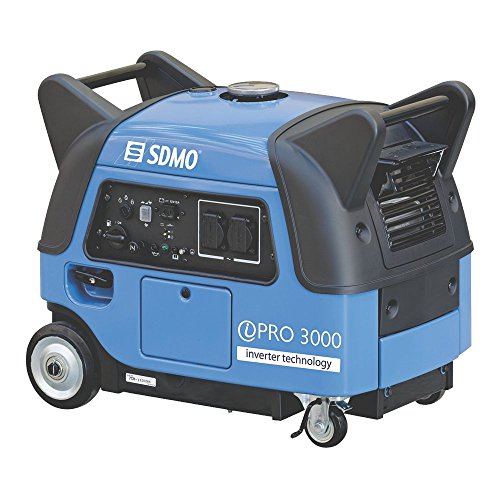 GENERADOR ELÉCTRICO | SDMO | INVERTER PRO 3000 E | MOTOR YAMAHA A GASOLINA | MONOFÁSICO | CON TOMA UK.