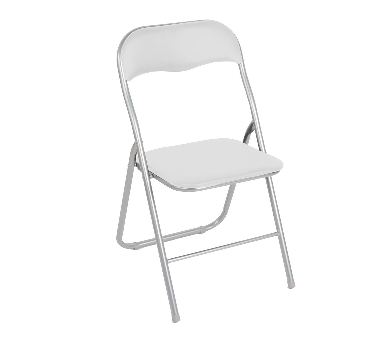 Media Wave Store Ensemble de Six chaises Pliantes, Couleur Blanche, Mesures 43 x 47 x 78 cm