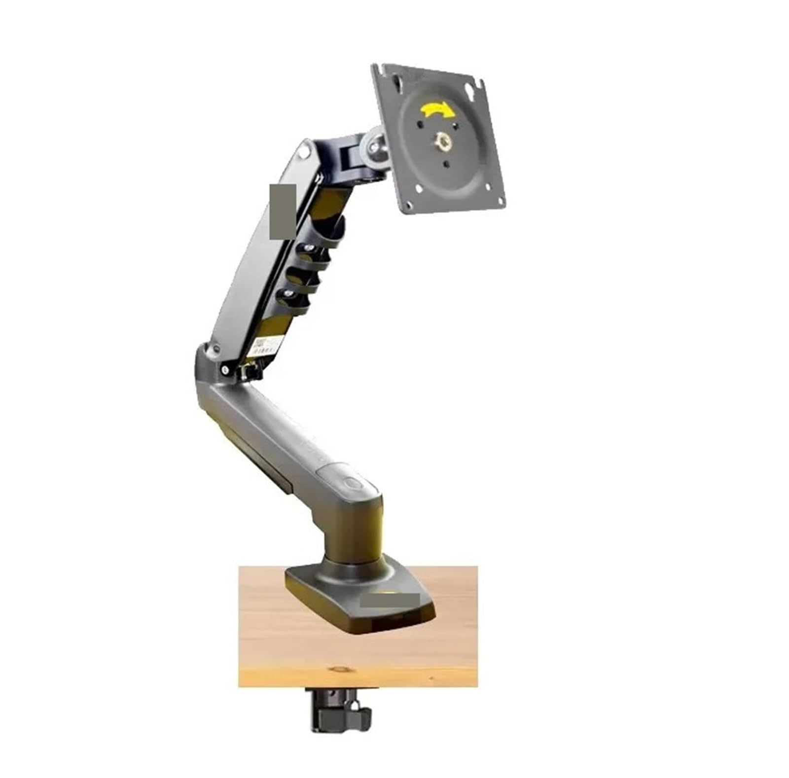 Soporte de escritorio F80 brazo articulado de gas para monitor de 17-30 pulgadas USB 3.0 3
