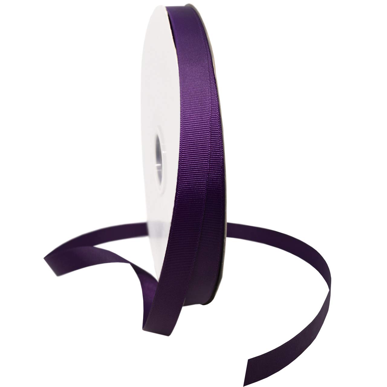 Ruban tissu prune 100 yards Morex grand rouleau pour couture