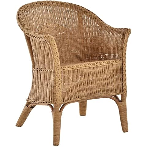 korb.outlet Rattan-Sessel Esszimmersessel Korb-Sessel Rattanmöbel Rattansessel Rattanstuhl Cover