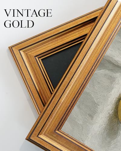 Image of VIYYIEA Vintage Gold Framed Wall Art for Living Room, Salted Fish Canvas Prints Home Decor, Oil Painting Picture, Bedroom Wall Decor Gifts for Friends or Family -【Salted Fish & Lemon】-(10L x 8W)