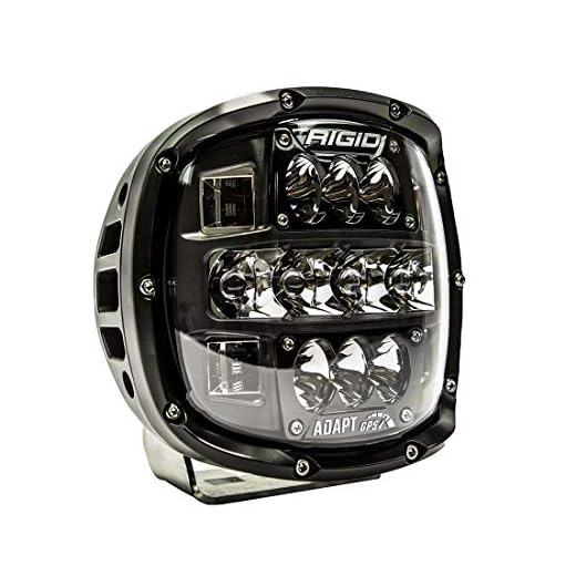RIGID INDUSTRIES Adapt XP Extreme Powersports LED Light Pod with 3 Optic Lighting Zones and GPS Module, Single