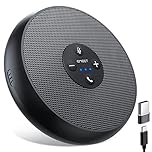 EMEET USB Speakerphone, M1A Zoom Certified AI Mics 360°Voice Pickup USB Type C-A Plug&Play Computer Speakers with Microphone, Fast Mute Noise Reduction Echo Cancellation for 5-8 People for Zoom Teams