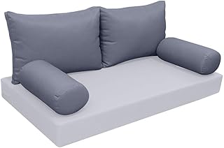 MH GLOBAL |SLIPCOVER ONLY| S2 Outdoor Bolster Backrest Pillow Covers Knife Edge Crib AD001