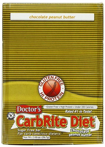 Universal Nutrition Dr. Diet Carb Rite Protein Bars, Peanut Butter Chocolate, 2.00 oz (56.7g) 12-Count Universal Nutrition Dr. Diet Carb Rite Protein Bars, Peanut Butter Chocolate, 2.00 oz (56.7g) 12-Count
