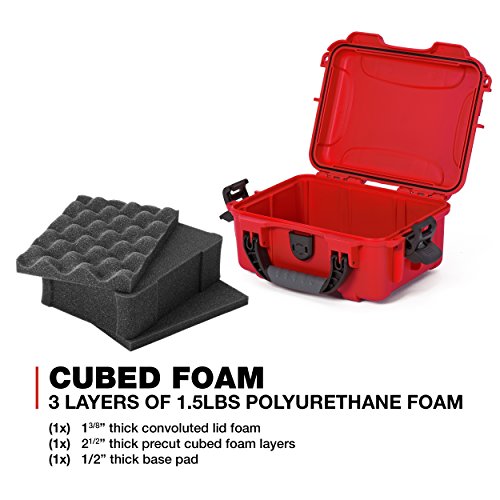 Nanuk 904 Waterproof Hard Case With Foam Insert - Red #TOP4