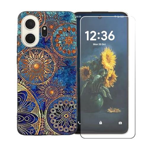 LCEHTOGYE �K�p TCL NXTpaper 70 Pro +�����K���X�X�N���[���v���e�N�^�[�p�P�[�X�A�K�p TCL NXTpaper 70 Pro (6,9")�ƌ݊����̂���u���b�N�\�t�gTPU�V���R���Q���P�[�X�ی�J�o�[ LLM11