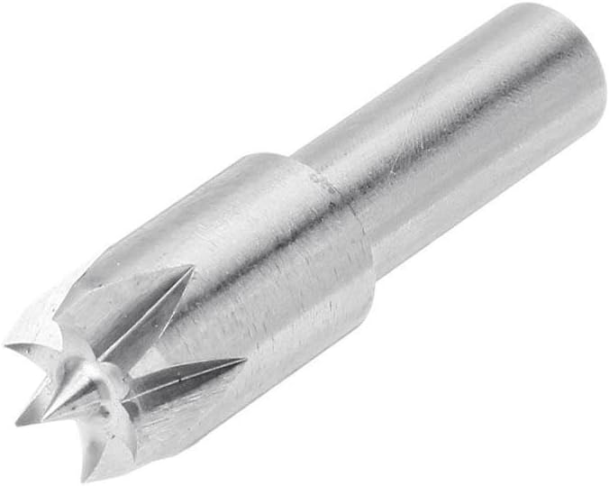 SGerst 6mm Shank Stainless Steel Plum Blossom Thimble Drill Bit Dead Center for Mini Lathe Machine