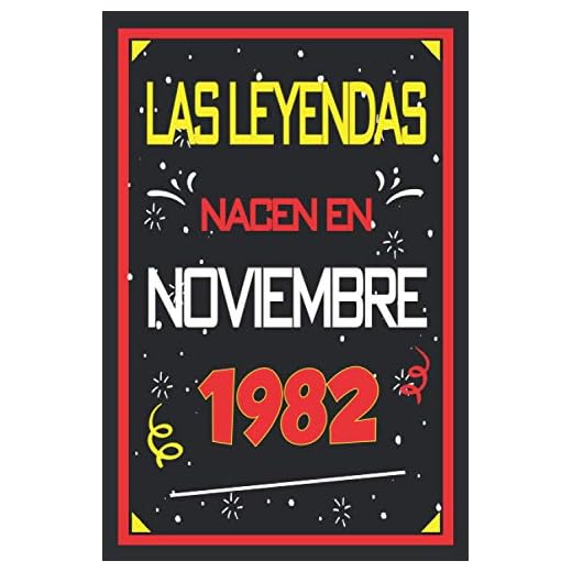 Las leyendas nacen en noviembre 1982: 38 años. Libro de visitas, cuaderno, 110 páginas de felicitaciones, idea de regalo, regalo de aniversario para pareja, niño, mujer, hombre