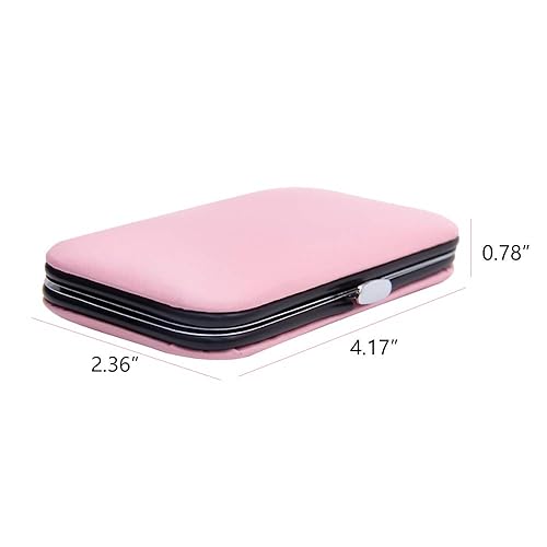 Miniatura 9 de Juego de cortaúñas de manicura y pedicura, cortadores de uñas de acero inoxidable para hombres y mujeres, herramientas de cuidado de uñas con