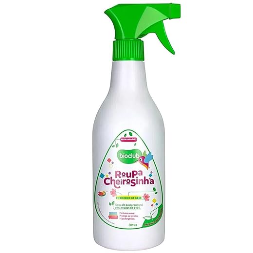 Água de Passar Cheirinho de Bebê 300ml Vegano Bioclub