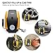 SUAOKI Air Compressor Pump 150 PSI 12V DC Portable Tire Inflator with Gauge and Emergency Light for Cars, Motorcycles, Bicycles and Basketballs (30L/Min)