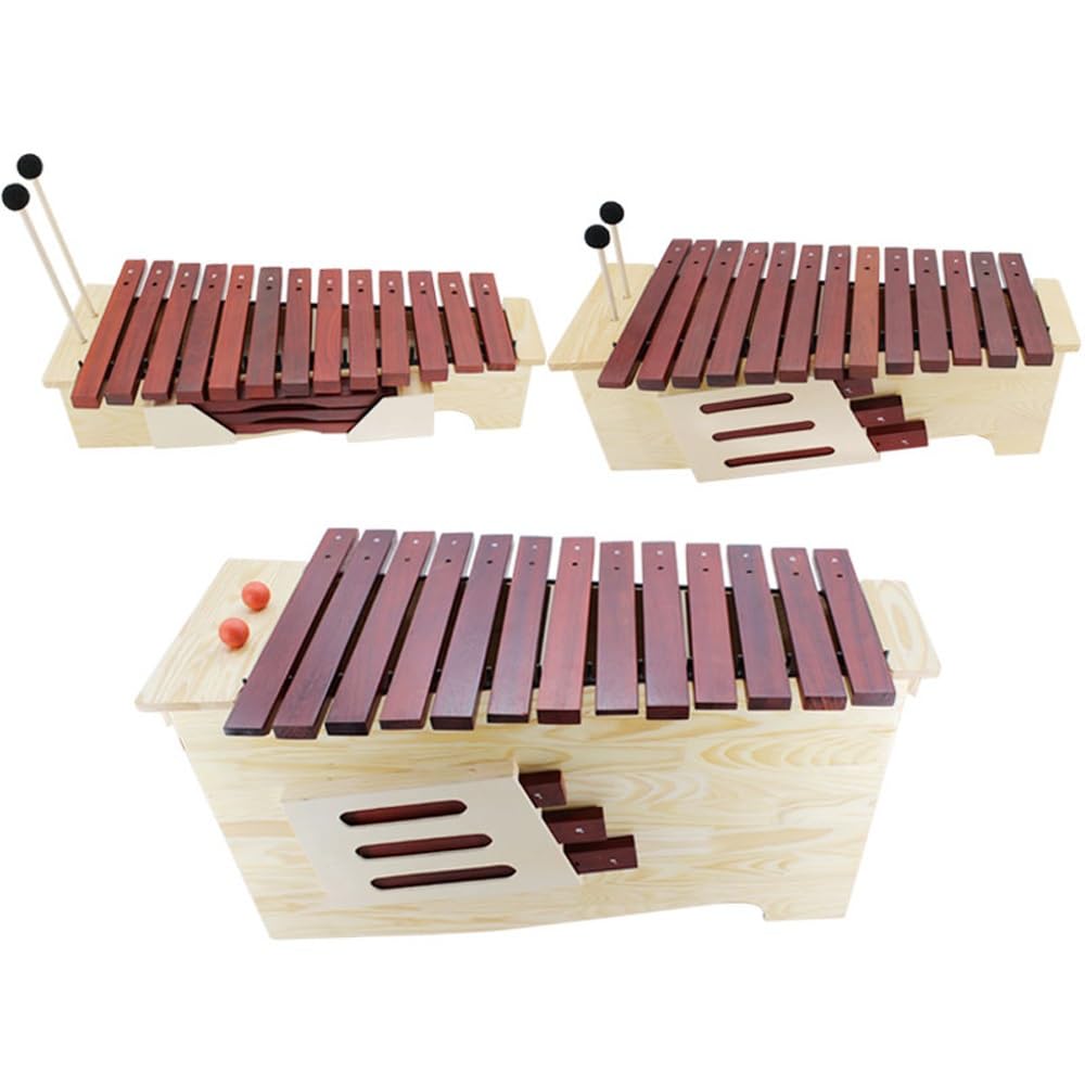 Percussioni Orff 13 amp variazione stile scuola superiore basso mogano xilofono percussioni aula di musica(Set)