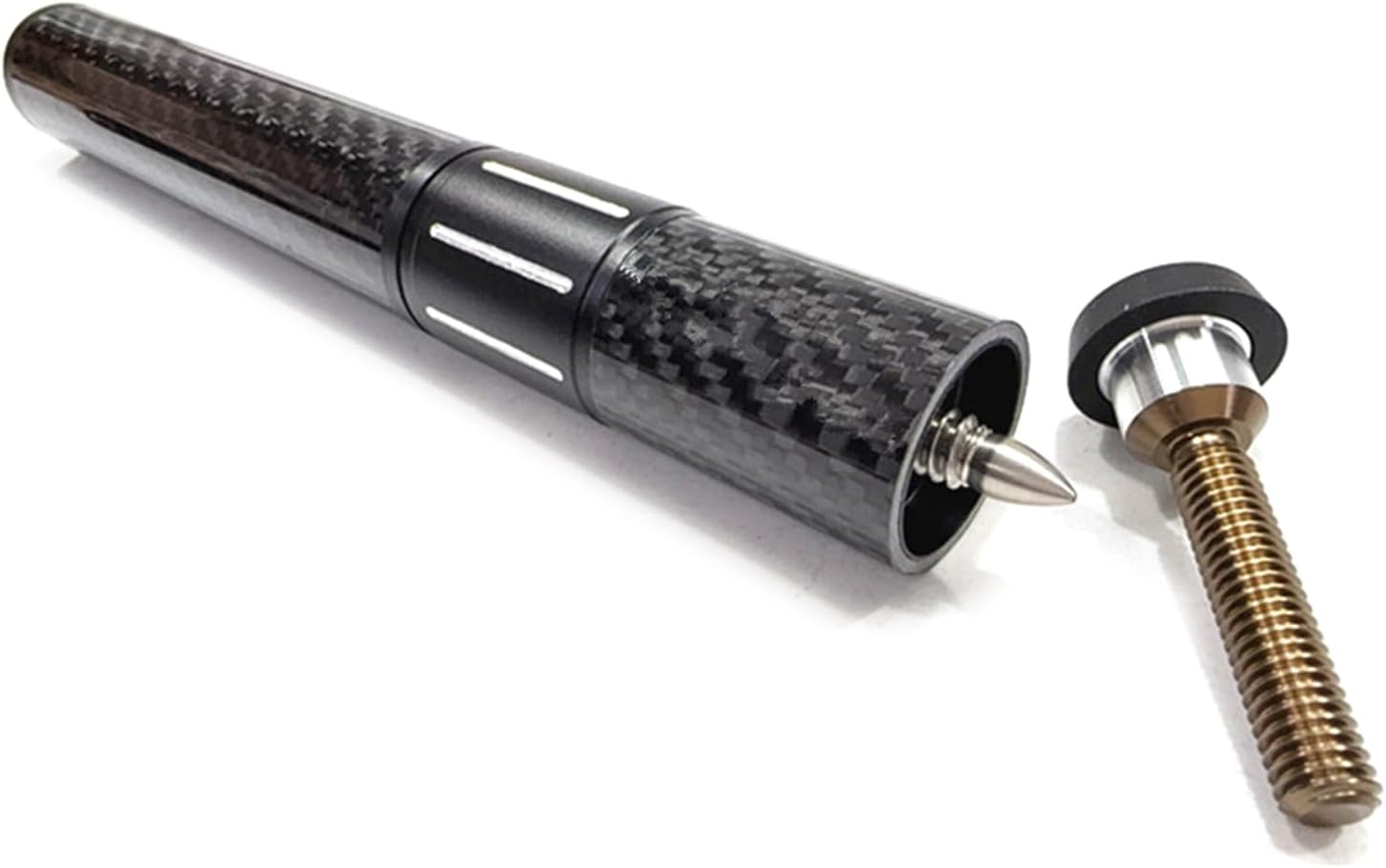 Carbon Fibers Extension Extender Billiards Cue Butt End Billiard Pool Accessories Billiard Cue Extender Lengthener