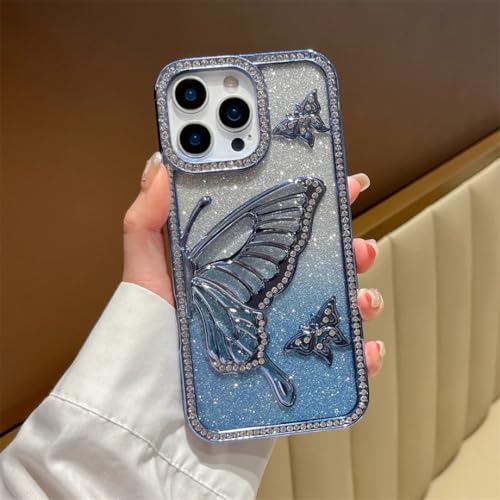 Coque iPhone 16 Plus anti-rayures transparente avec décors strass et paillettes