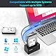 INDMEM SAS to USB 3.0 Adapter, SAS/SATA Hard Drive Reader Enclosure Docking Station for 2.5/3.5 inch HDD SSD with 12V/2A Power Adapter