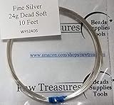 24 gauge .999 Fine Silver Round Jewelry Wire Soft Temper 10 Feet _ From RawTreasures …