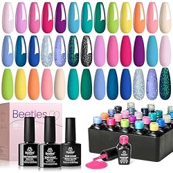 Amazon.com: beetles Gel Polish Nail Set 20 Colors Fantasyland