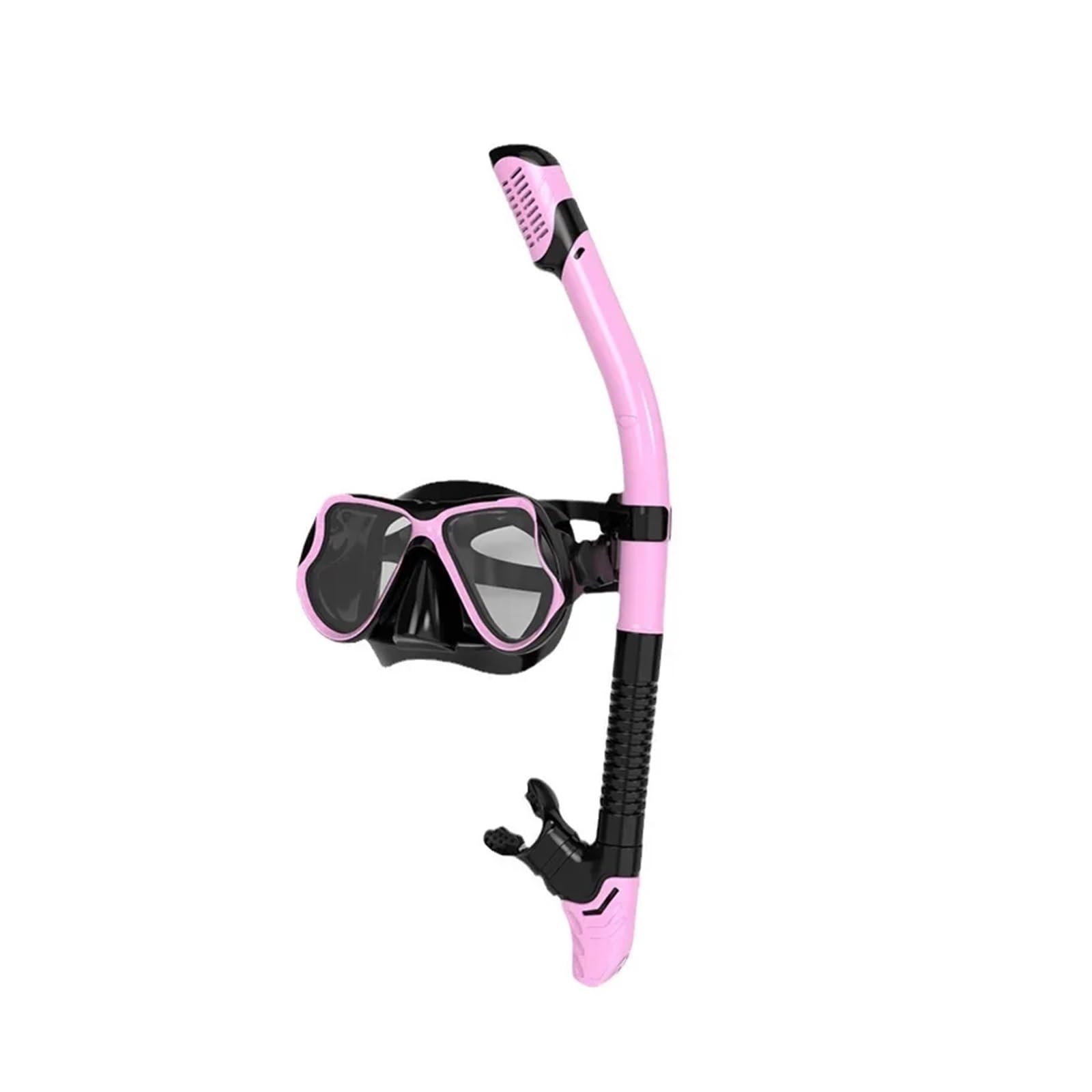 Maschera Subacquea Set di Occhiali da Sub Set Professionale per Lo Snorkeling Maschera da Sub in Silicone con Montatura Grande Snorkel Completamente Asciutto Maschera da Snorkeling(Green,L/XL)