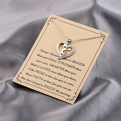 BNQL Cheerleader Necklace Cheerleading Girls Gift Cheer Necklaces Cheerleader Gift for Girls Cheer Gifts Cheerleading Coach Gifts (cheerleading necklace)