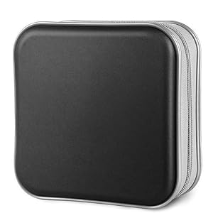 Actiusis CDshounabao010 Schwarz CD DVD Tasche 40 Discs