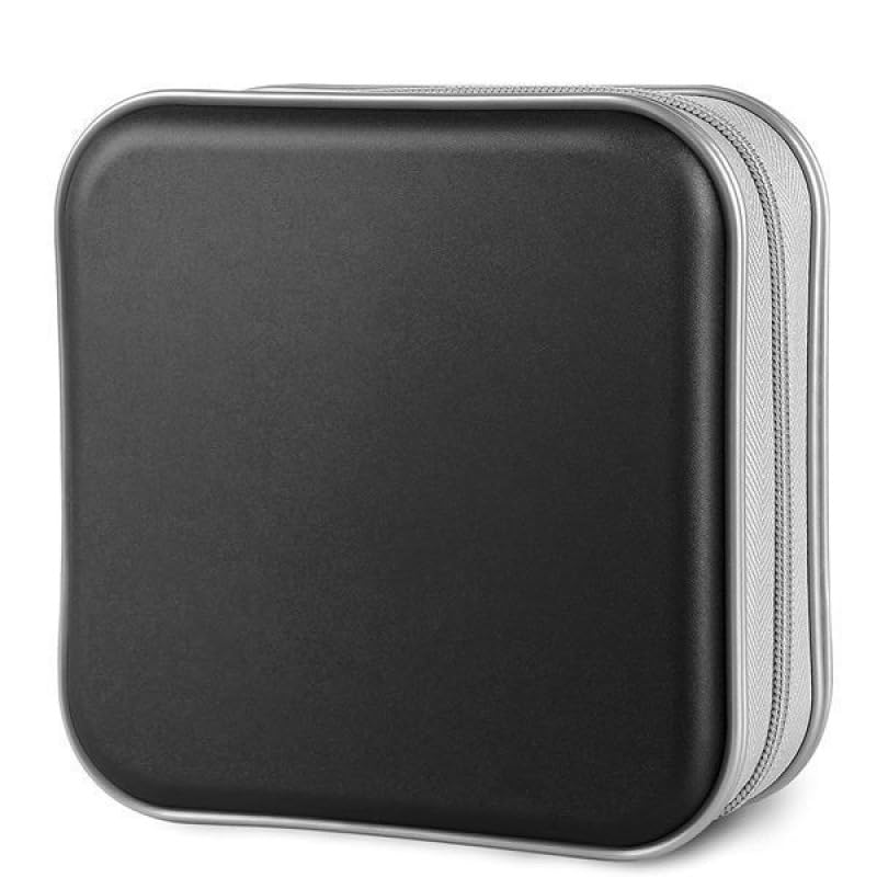 Yitobici Bolsa de Almacenamiento para CD, DVD, Discos, para casa y Coche, Color Negro, Capacidad para 40 Discos