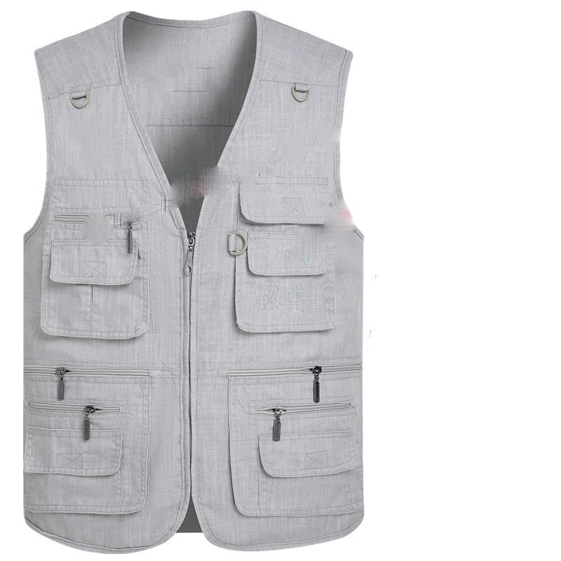 Chaleco medieval para hombres de algodón puro ideal para paseos de verano 4