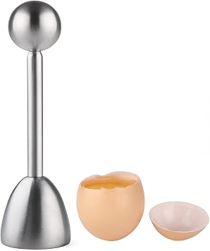 Egg Topper Cracker Stainless Steel Soft Hard Boiled Egg Cutter Opener