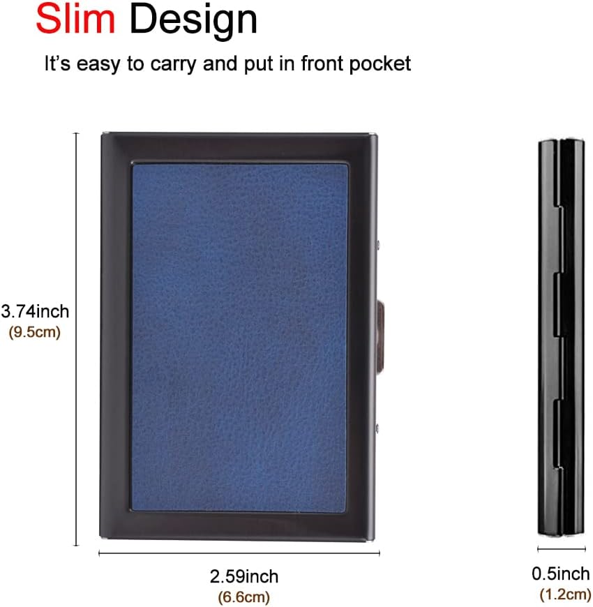 EASTNIGHTS Rfid Credit Card Holder Slim Metal Card Wallet Business Card holders Small Card Case for Men Women - Image 4