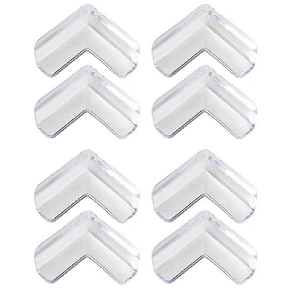Yalihaixia Transparent Corner Protectors Guards 8 Pack Thick Table Furniture Edge Protectors For Kids With Strong Adhesion For Furniture Against Sharp Corners