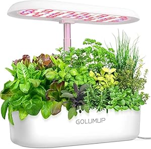 GOLUMUP Hydroponisches Anzuchtsystem mit 12 Hülsen