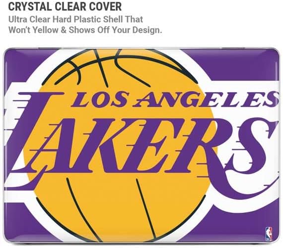 Skinit Case + Skin Compatible with MacBook Pro 14in (2021) - Officially Licensed NBA Los Angeles Lakers Large Logo Design
