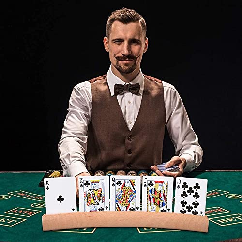 SDFAA 2 Pezzi Porta Carte da Gioco, Supporto in