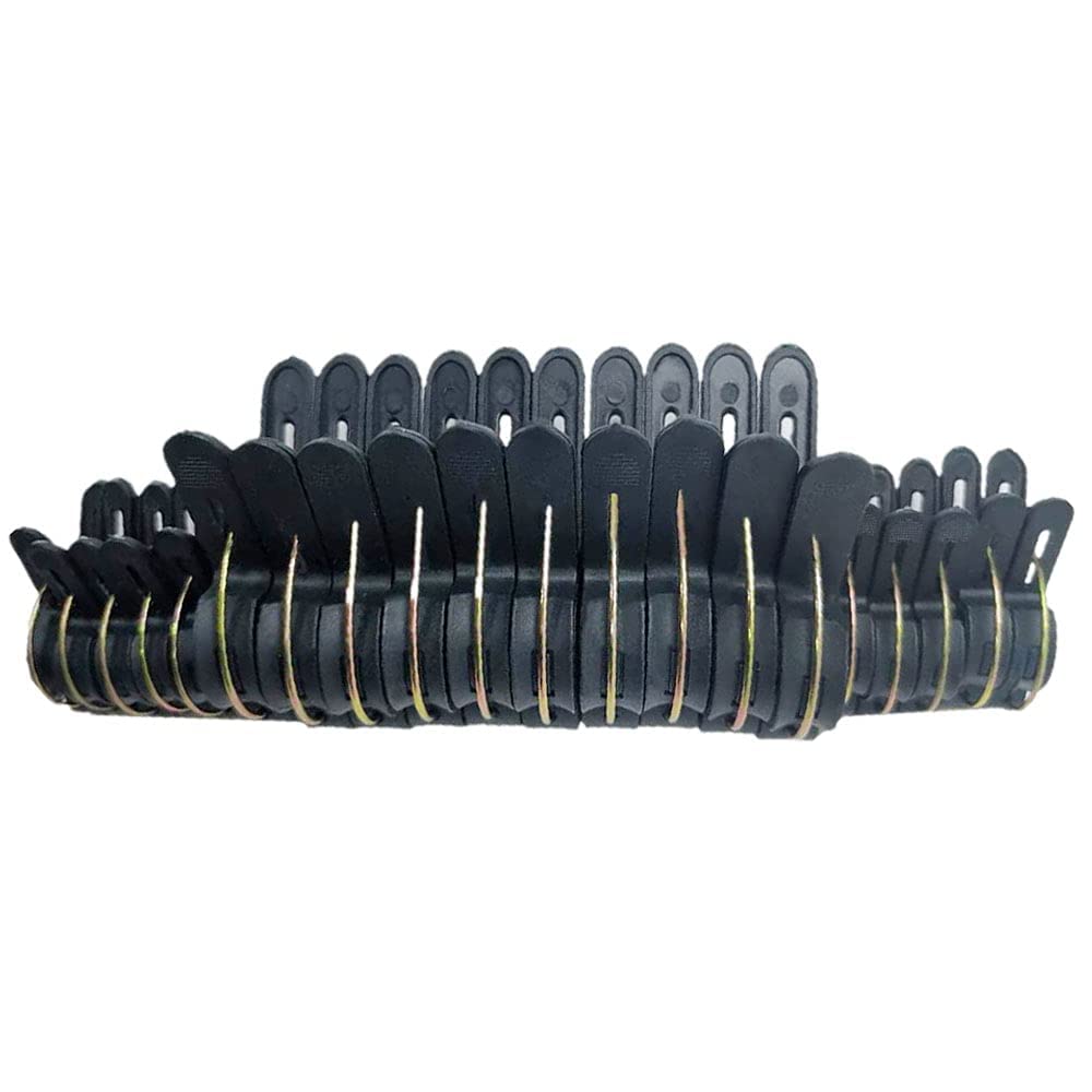 Lotto di 100 piccoli e grandi clip riutilizzabili per piante da giardino, ortaggi e fiori, clip di fissaggio di supporto per patio, set da giardinaggio primaverile, per fissare le piante a traliccio
